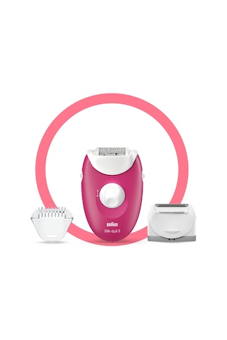 Braun Silk-Epil 3 3410 Kablolu 3 Ek Parçalı Epilatör