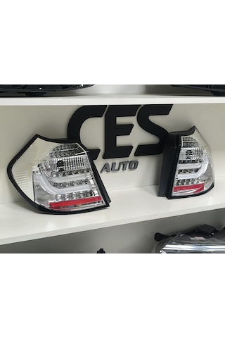 Bmw 1 Serisi E87 Uyumlu Şeffaf Led Stop Takımı Tak Çalıştır