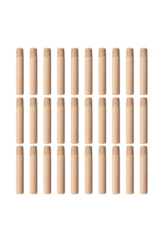 Ahşap Gürgen Sırık - 120 Cm 30 Adet
