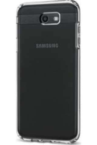 Spigen Galaxy J7 2017 İle Uyumlu Kılıf Liquid Crystal 4 Tarafı Koruma Şeffaf