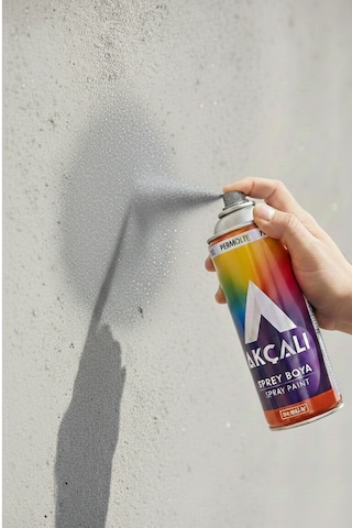 Sprey Boya Akçalı Alüminyum,ahşap,plastik,demir,metal Sprey Boyama 400 Ml 357 Metalik Gri