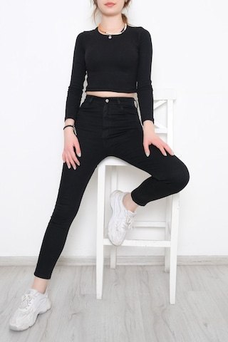 Mokashopin - Dar Paça Kot Pantolon Siyah - 10801.1431. 001