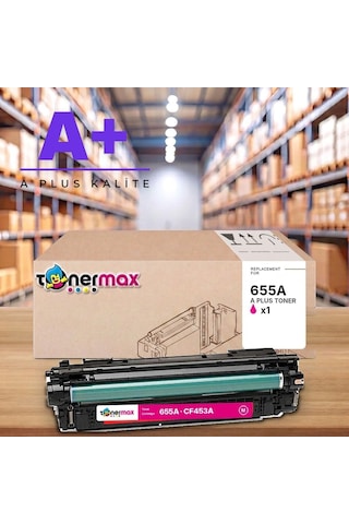 Hp 655a Cf453a Kırmızı Uyumlu Toner A Plus / Color Laserjet Enterprise M652 / M653 / Mfp M681 / M682