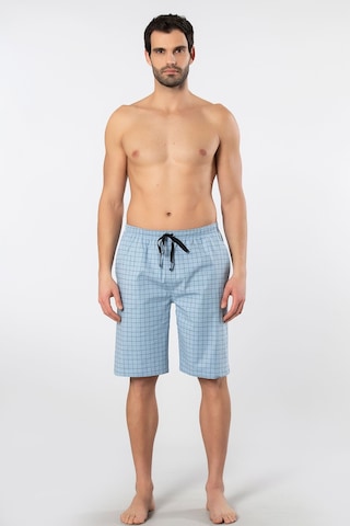 Cacharel Erkek Dokuma Bermuda Tek Alt 2241/mavi 2 Mavi