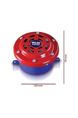 Selda İkaz Kornası Siren Döküm 220 Volt