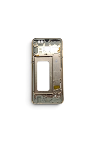 A530 Orta Kasa Galaxy A8 2018 Uyumlu Gold Renk Orta Kasa Çerçeve + Ses Açma On Off Tuş Bordu Ve Plastik