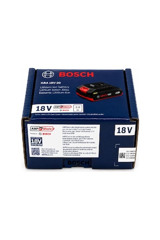Bosch Gba 18v-20 2.0 Ah Li-on Yedek Akü