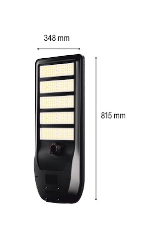 Huzur Elektrik Solar Led Sokak Armatürü 1000w Ip65 Beyaz Işık