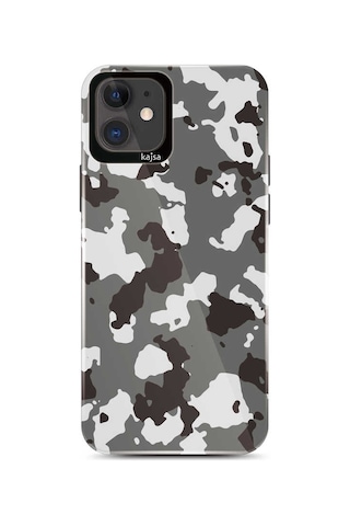 Kajsa Apple Uyumlu iPhone 11 Kılıf Asker Desenli Kajsa Camo Kapak ZORE-219997