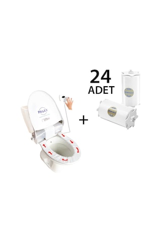 Palex Sensörlü Hijyenik Klozet Kapağı + 24 Adet Yedek Rulo