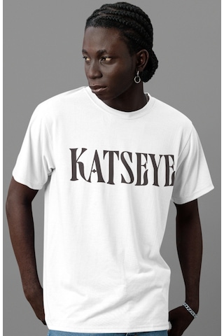 Sevbano Katseye Kpop Müzik Grubu Sırt Baskılı Unisex Oversize Tişört Beyaz