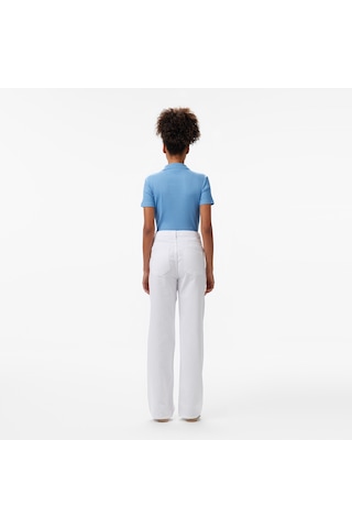 Nautica Kadın Beyaz Straight Fit Pantolon Düz 55p710t Beyaz