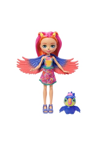 Enchantimals HRX83 Popüler Karakter Bebekler - Trippi Toucan