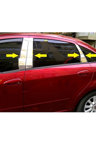 Fiat Linea Krom Cam Direği 8 Parça 2007-20219