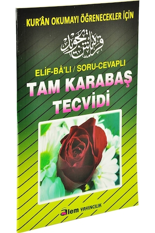Tam Karabaş Tecvidi - Orta Boy Alem Yay