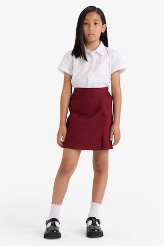 Defacto Kız Çocuk Okula Dönüş Gabardin Etek F1434a825aubr248 Bordo