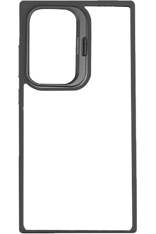 Samsung Galaxy Uyumlu S24 Caıro Koruma Standlı Kılıf Al4971 Gri