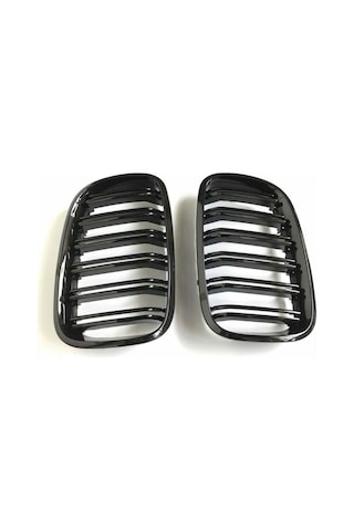 Bmw X6 E71 Çift Şeritli Ön Panjur Izgara 2006-2013 Arası Parlak S