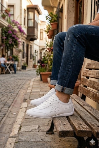 Kappa Kp-2081 Romana Rahat Erkek Spor Sneaker Ayakkabı Beyaz