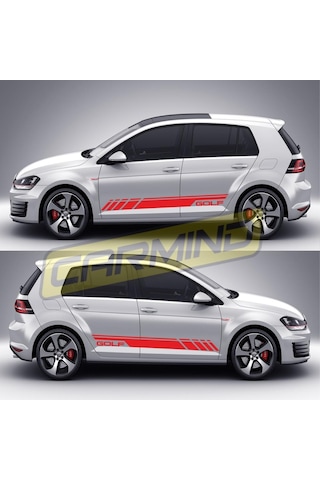Volkswagen Golf 7 Yan Şerit Sticker 2013-2017