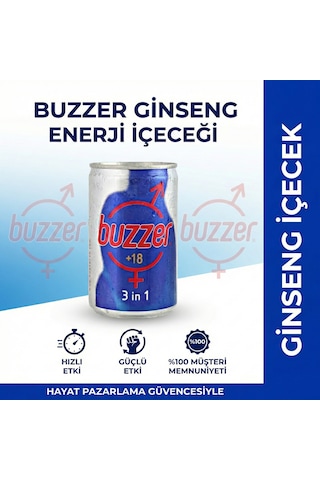 Buzzer Ginsengli Enerji Içeceği +18 - 6'lı Avantaj Set
