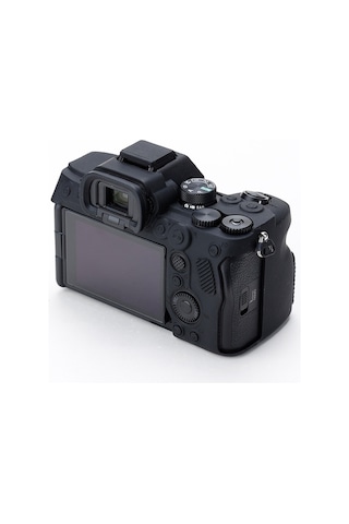 Butu Sony A7ıv/a74/a7m4 Silikon Kamera Kılıfı Kaymaz Anti-toz Slr Kamera Gövde Koruyucu Kapak - Siyah
