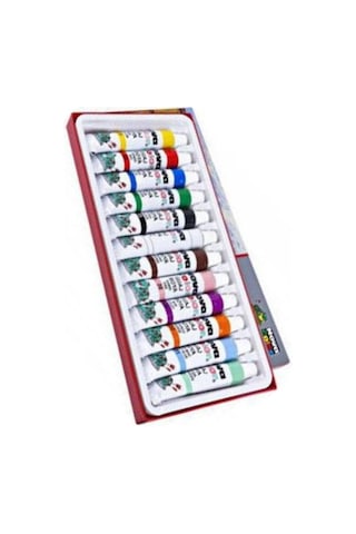 Novacolor Guaj Boya Seti 12 x 12 ML Çok Renkli