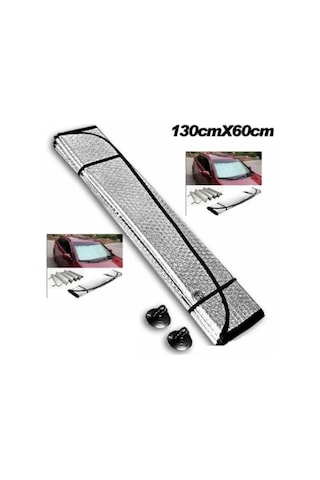 Araba Ön Cam Güneşliği 130 60 Cm Parlak 5545 1 Adet