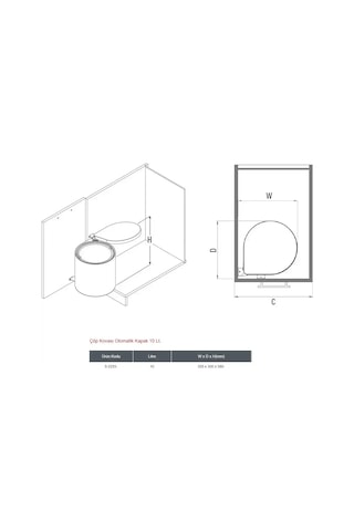 Starax 40 Cm Çöp Kovası Paslanmaz Otomatik Kapak 10 Litre S-2253-ss