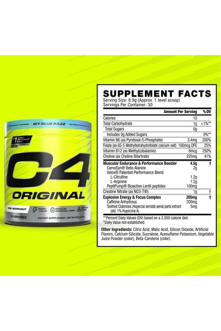 C4 Original Preworkout Powder 30 Servis