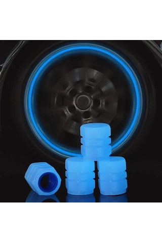Zhltools Fosforlu Sibop Kapağı 4 Lü Set Mavi