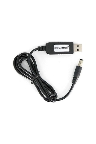 Detaybilgisayar-Usb-Barrel Jack Voltaj Yükseltici (Giriş 5V, Çıkış 12V)