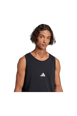 Adidas Essentials Small Logo Erkek Siyah Atlet Siyah
