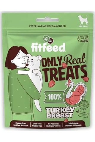 Fitfeed Freeze-dried Çiğ Hindi Göğüs Köpek Ödül Maması 40g