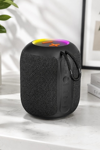 Jedel Sa-147 Rgb Işıklı Taşınabilir Bluetooth Hoparlör 5w Powerbank Fm Radyo, Usb/tf/aux