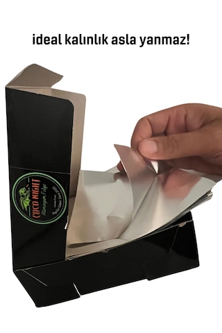 45 Mikron 1kg Kesilmiş Hazır Folyo,nargile Folyosu,nargile Kömürü