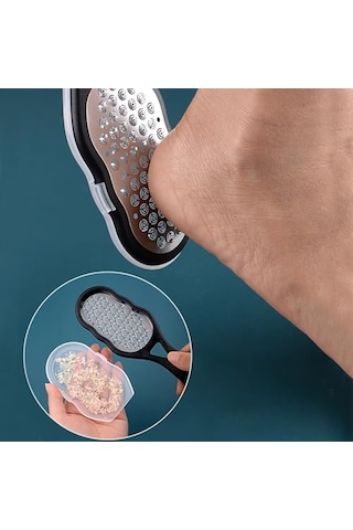 Ayak Törpüsü, Pedikür Nasır Ve Topuk Çatlağı, Ölü Deri Temizleme Kullanımına Uygun Ayak Törpüsü, Ergonomik Saplı, Islak Ve Kuru Kullanıma Uygun, Paslanmaz Çelik