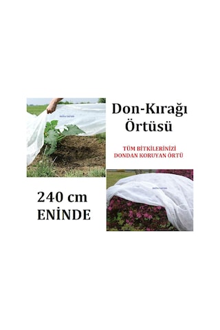 Don Kırağı Örtüsü - 240 CM x20 M - Agril - Bitki Koruma Örtüsü