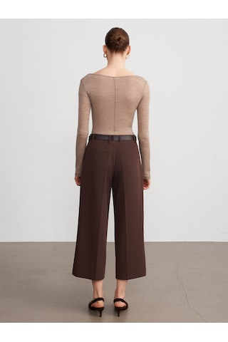 Dilvin 72640 Düz Paça Pantolon-kahve Kahve