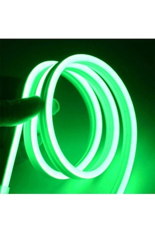 12v Neon Şerit Led Yeşil Işık