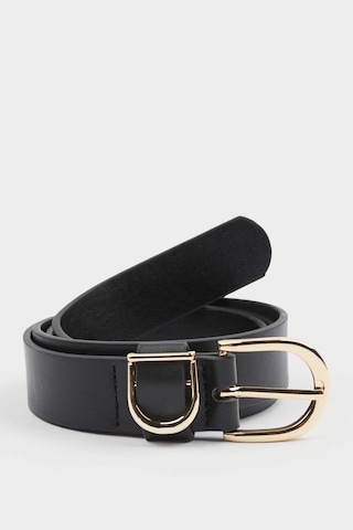 Defacto Kadın Oval Toka Suni Deri Jean Kemeri F3271axnsbk27 Siyah