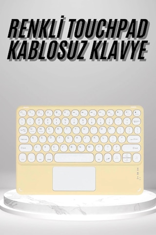 Mey Najmaddin Touchpad Uyumlu Bluetooth Klavye Slim Kablosuz Wifi Q Klavye Najmaddin 22091388