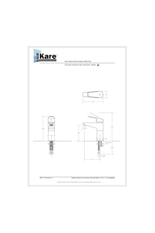 Kare Spectra Mix Lavabo Bataryası 153