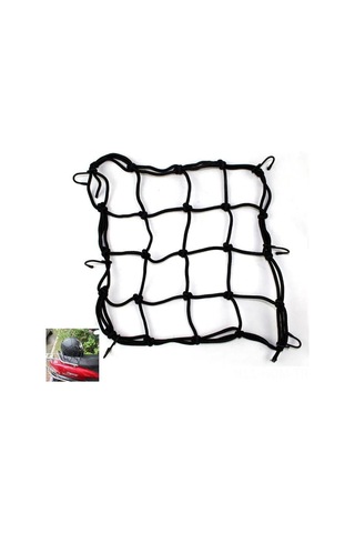 Suofeng Siyah 40x40 Cm Araç Çanta Ağı - Araba, Motosiklet, Bisiklet İçin Depolama Ağı
