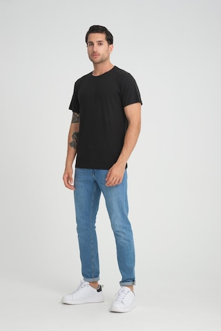 Alexander Gardi Alexandergardı Fitilli Bisiklet Yaka Regular Fit T-shirt E24-083 00 001