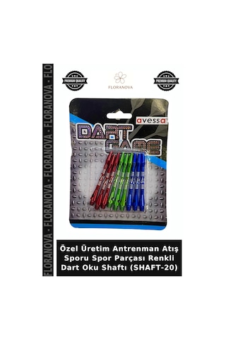 Özel Üretim Antrenman Atış Sporu Spor Parçası Renkli Dart Oku Shaftı Shaft-20 Çok Renkli