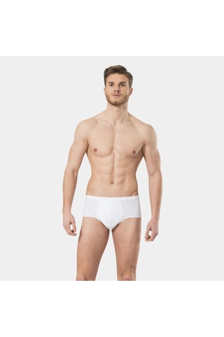 Türen Erkek Erkek Slip 2'li Paket 111/beyaz Beyaz
