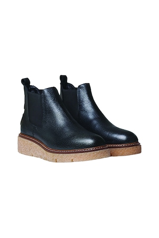 Negro Bot Kadın Nantes-po Toni Pons Leather Ankle Boot Wıth Sıde Elastıcs Siyah