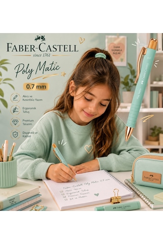 Faber-castell Polymatic Gold Edition Versatil Kalem 0,7 Pastel Yeşil