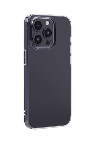 Apple Uyumlu iPhone 14 Pro Max Kılıf Airbagli Şeffaf Darbe Emici Silikon Tasarımlı Recci Clarity Serisi